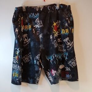 Fresh Prints Of Bel Air Graffiti Drip Hip-Hop Print Men's Sz 4X Shorts EUC NICE!